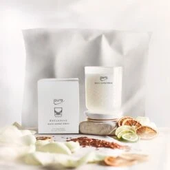 EXCLUSIVE Ipuro Santal Blanc Duftkerze -Ipuro Raumdufte Geschaft santal blanc Kerze Verpackung